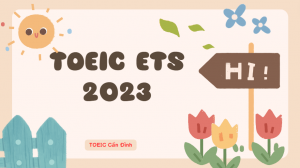 Đề thi TOEIC ETS 2023 trên máy