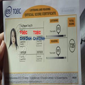 TOEIC CẨN ĐÌNH