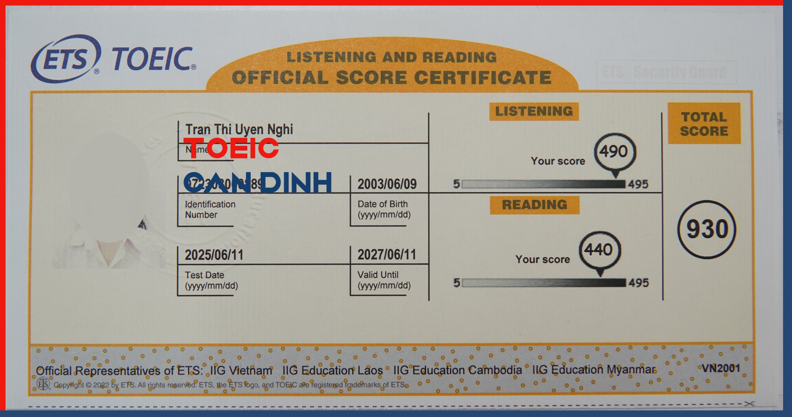 TOEIC CẤP TỐC