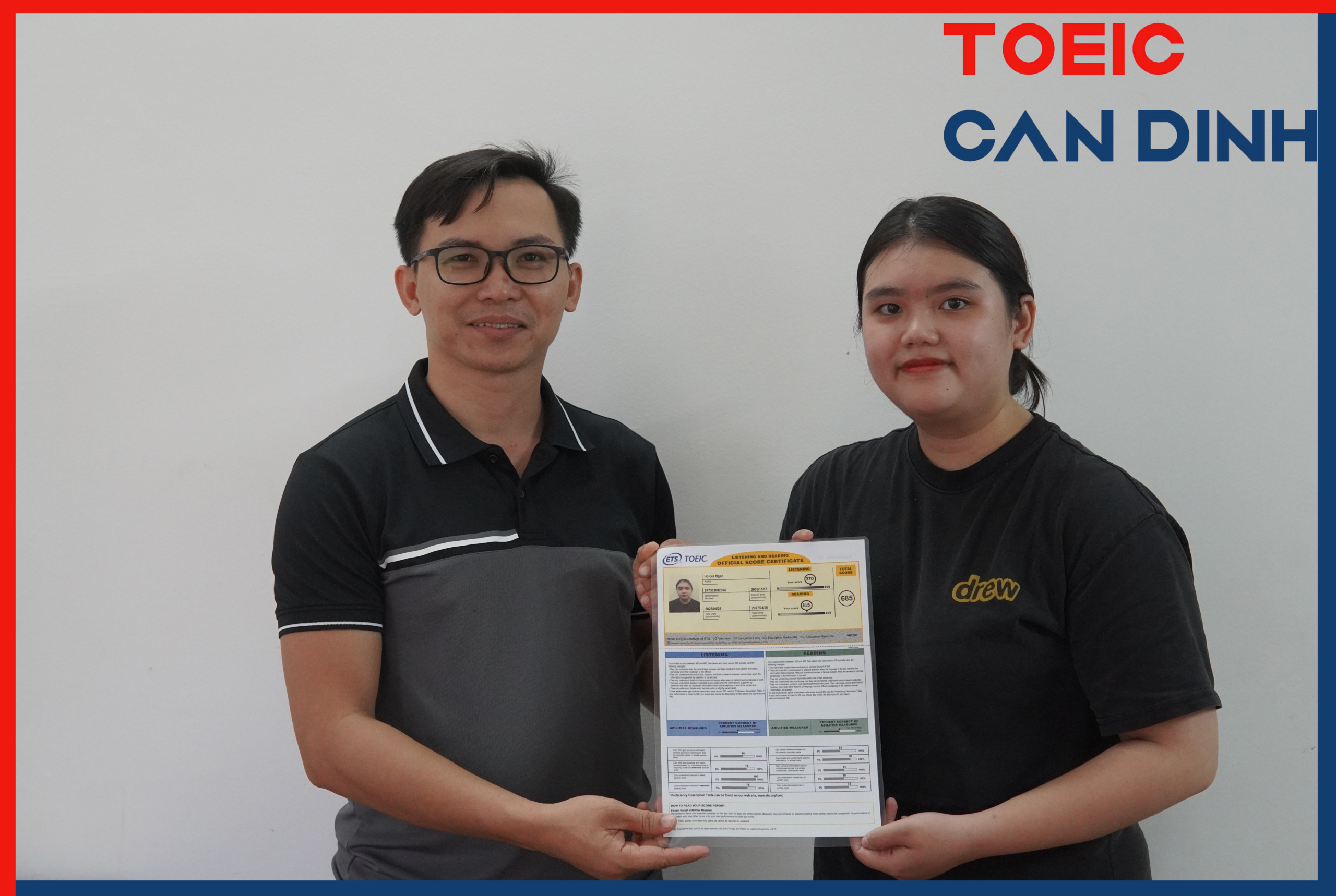 TOEIC CẨN ĐÌNH