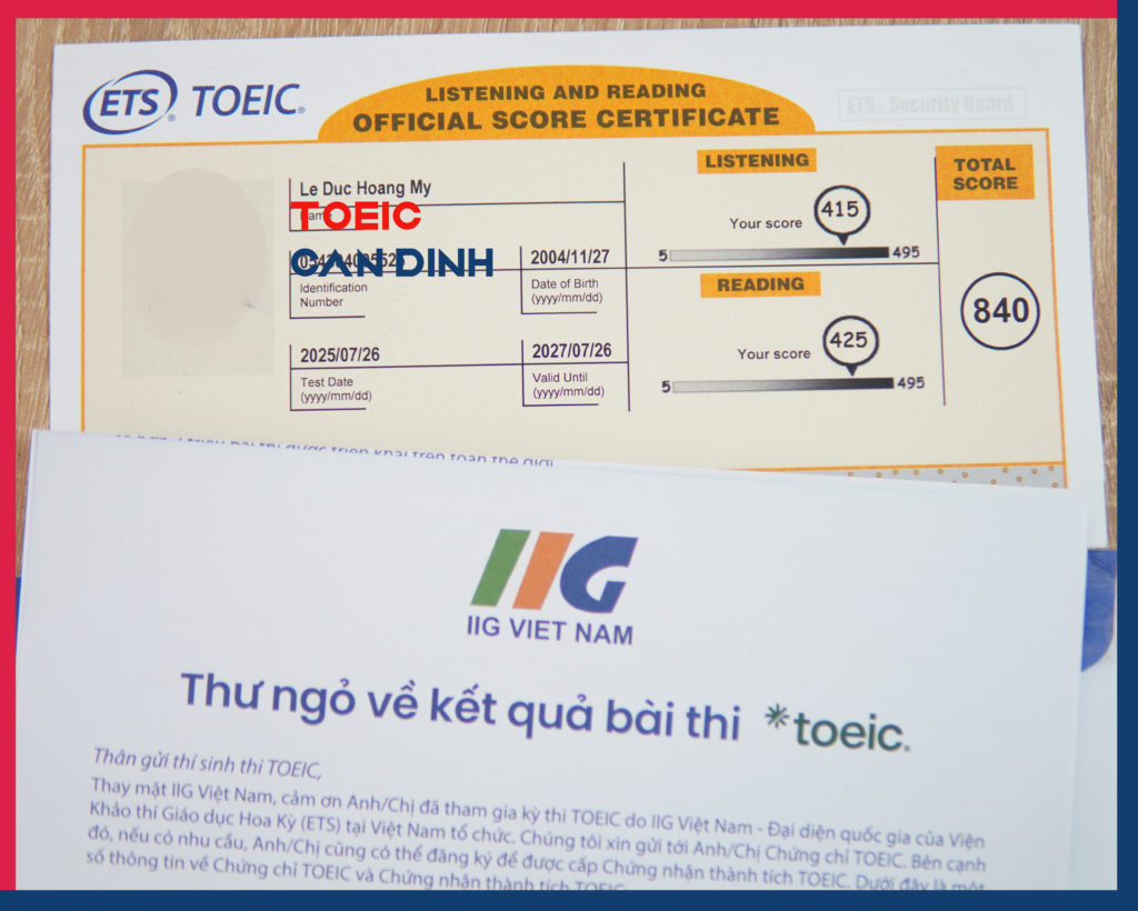 HOANG MY TOEIC CANDINH