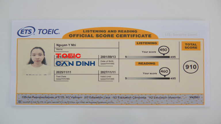 5 tháng toeic cấp tốc , chinh phục mục tiêu 900+